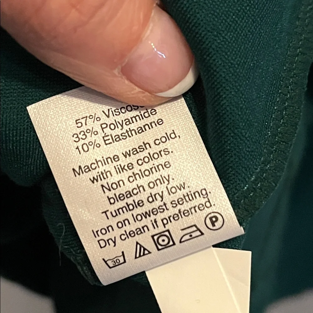 J Crew Green Shift Dress size XL